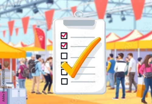 Checklist icon, vector illustration, job fair, application, to-do list,  onboarding,  eps