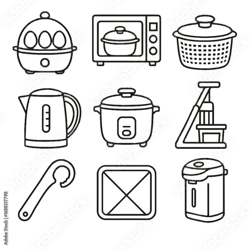 Vector veggie salad prep jar rice icon rapid microwave meal steamer cutter