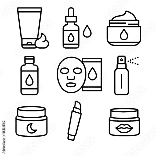 Cleanser hydration water creamy replenishing mask acid icon skincare icons hyaluronic gel