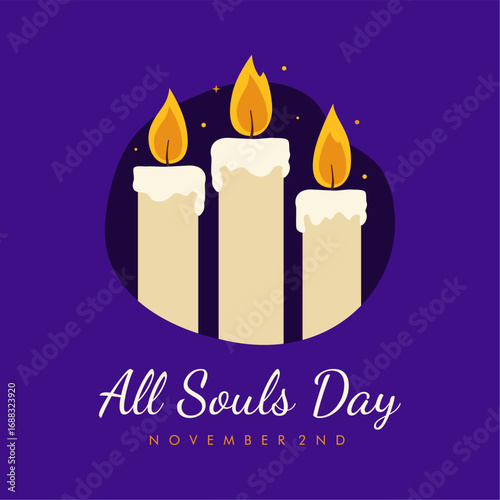vector all souls day background template