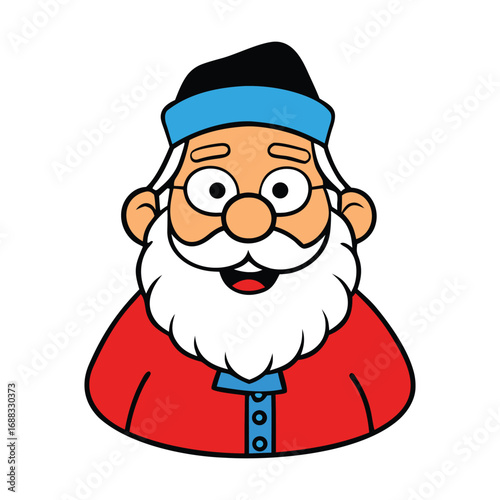 A playful holiday mashup, “Merry Kwanzukkahmas with Santa” blends Christmas, Hanukkah, and Kwanzaa joy, with Santa spreading cheer across all festive traditions.
