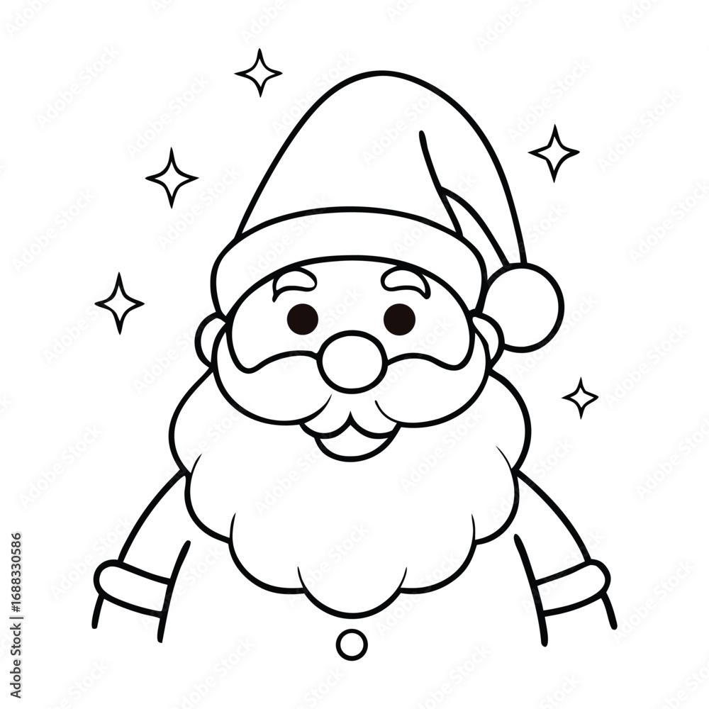 Obraz premium A playful holiday mashup, “Merry Kwanzukkahmas with Santa” blends Christmas, Hanukkah, and Kwanzaa joy, with Santa spreading cheer across all festive traditions. 