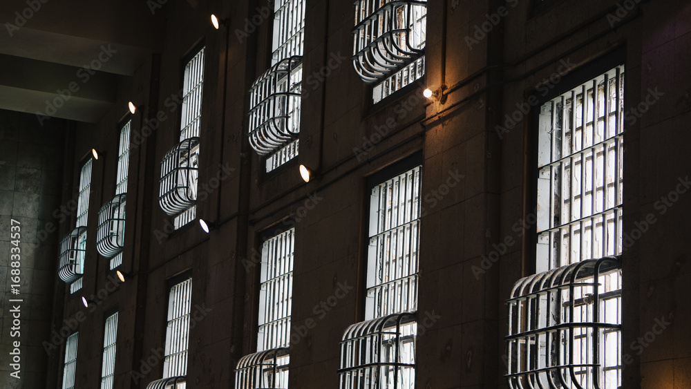 Obraz premium old building with windows