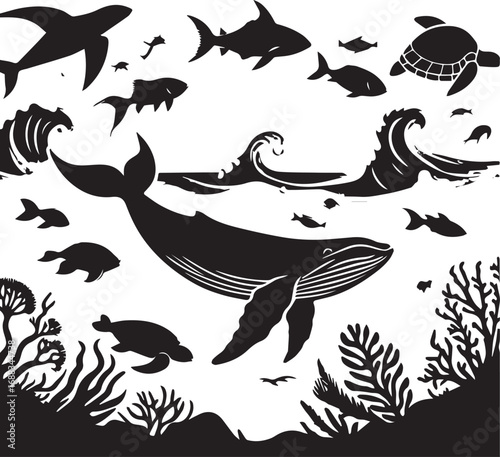 Animals Silhouettes Icons