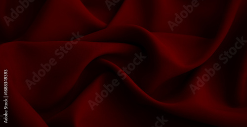 Tableau sur toile Bright dark turkey red maroon ruby scarlet cherry color