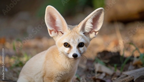 Fennec Fox Portrait/Close-up/Outdoors