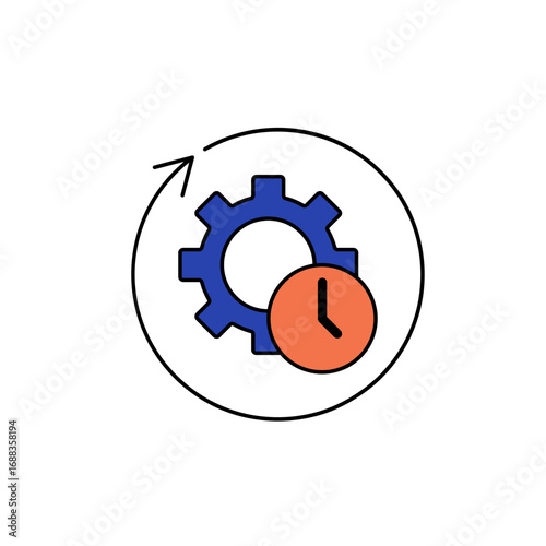 consistency icon outline editable stroke line drawing eps