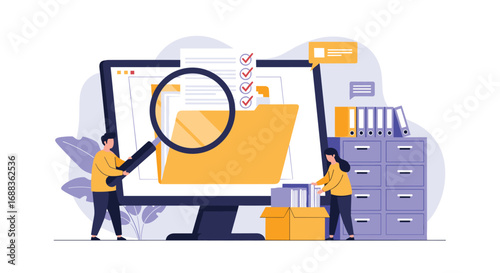 Digital document management system for business efficiency and organization
