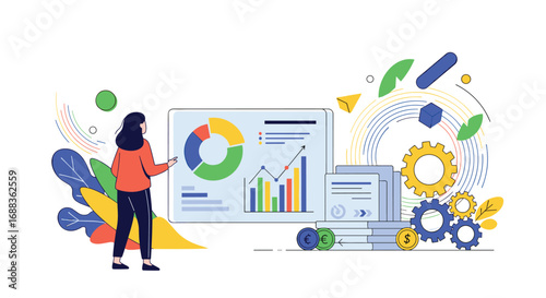 Business analytics and data visualization for informed decision making and strategy development