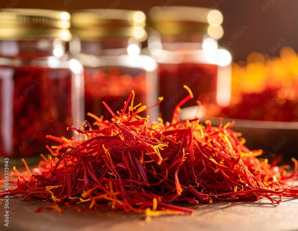 Fototapeta premium Szafran przyprawa