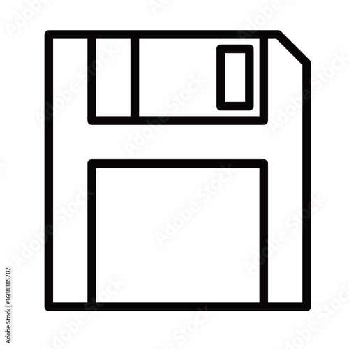 フロッピーディスクのイラスト