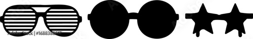 Stylish sunglasses collection: Cool shades for summer fun, parties, and fashion trends.