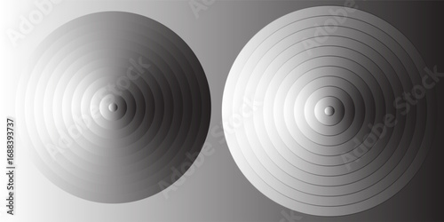 Halftone circular dotted frames set. Circle dots texture isolated on white background. Spotted spray texture. Vector abstract design element spiral circle sound wave vector dots circle art