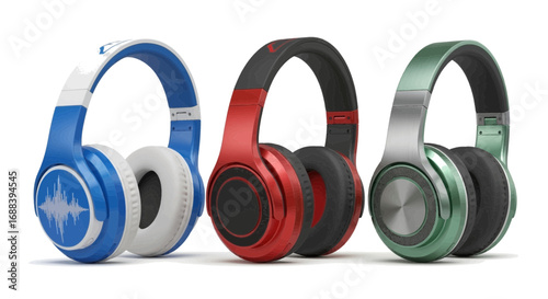 Stylish headphones collection showcasing vibrant colors and modern design for music lovers everywhere