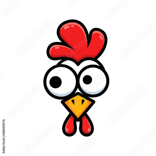 funny cartoon chicken