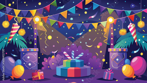 Warm Christmas evenings are here with festive candles, a decorated tree, and plenty of gifts and ornaments