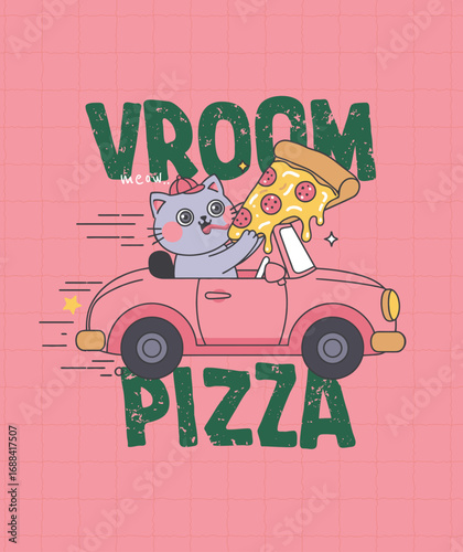 Vroom Pizza Cat Ride