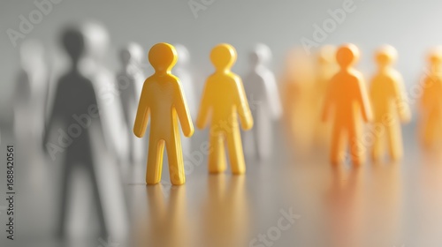 A business team leader symbolizes teamwork, collaboration, and a healthy and encouraging work environment.