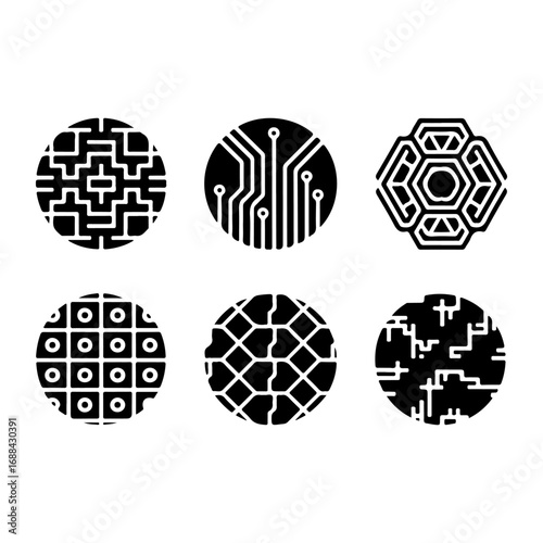 Artistic black and white line art style citrus fruit lemon slice and whole fruit with leaves isolated vector