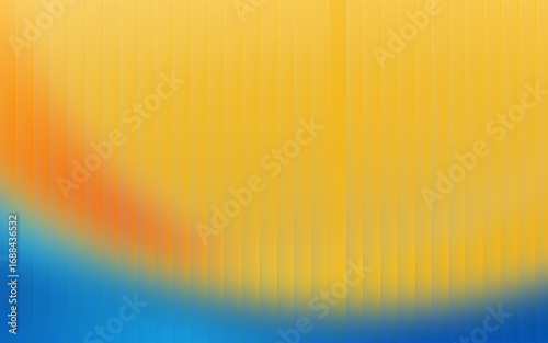 Warm Abstract Gradient Background with Blurry Yellow and Blue Waves