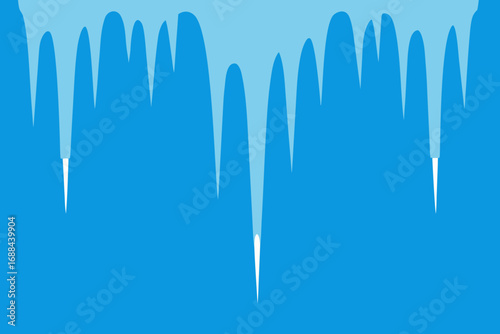 Captivating icicle illustration vector art for wintery designs scalable graphic element