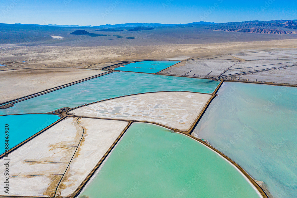 custom made wallpaper toronto digitalAerial View Lithium Mine Evaporation Ponds Nevada