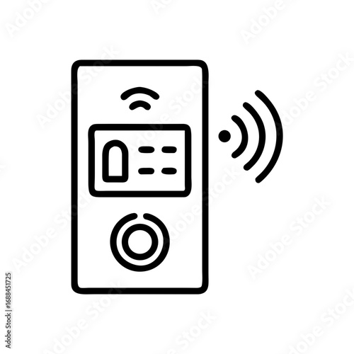 Smart home intercom system device with wireless signaling 