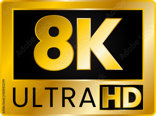 8k resolution golden icon for web and mobile