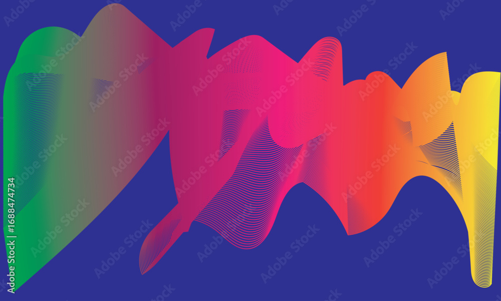 Naklejka premium vector illustration of an abstract background