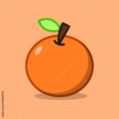 orange vector illustration