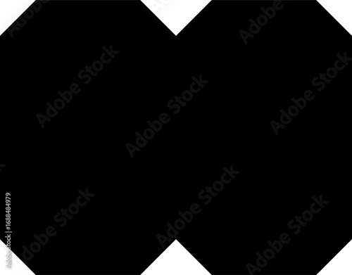 black and white triangle woman stading success graduation standing office paper.