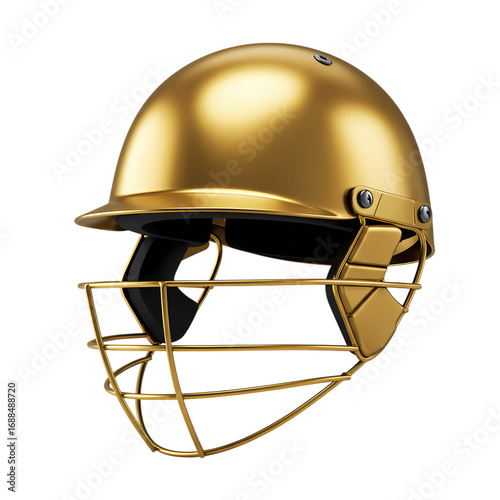Golden Cricket Helmet: Professional Grade Protection