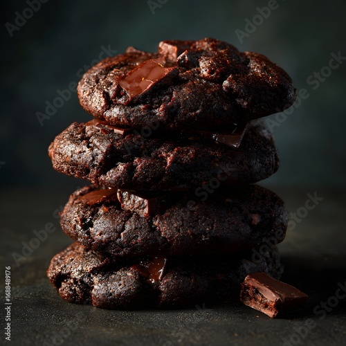 Rich chocolate cookies