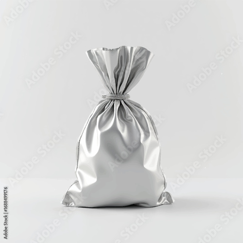 3D bags,packing bags,realistic pouches mockups,without label,chips pouches,bags,food pouches,product packing pouches,white background,3D packing bags,realistic bag mockups, Foil bag