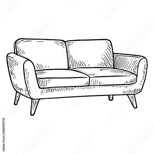 Classic Loveseat Sofa