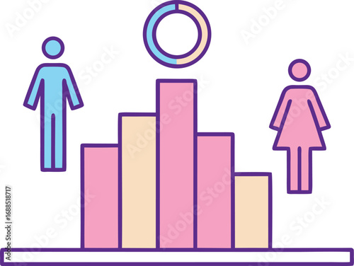 International Equal Pay Day gender equality illustration. Fair wage awareness and pay equity design. Equal pay campaign for workplace equality. International Equal Pay Day women empowerment artwork