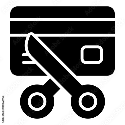Deduction icon. Tax cut symbol. Payroll reduction and expense deduction collection. Glyph Icon