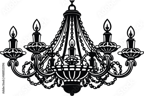 chandelier vector