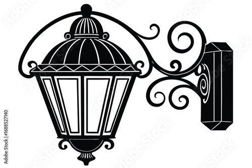 wall lamp vector