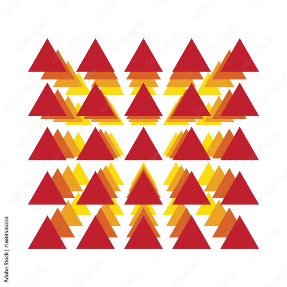Fototapeta premium pattern triangle blend back perspective. color gradient. 3d perspective triangle Pattern. Abstract pattern from the triangle, curve, seamless vector&nbsp;background.