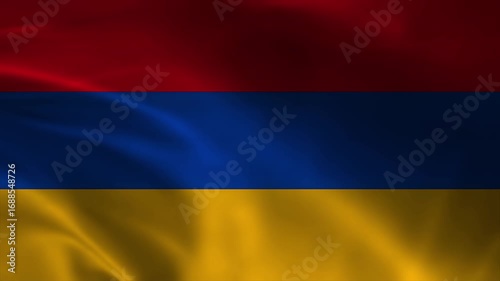Armenian Flag Ripples A Symbol of National Identity and Heritage