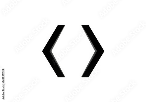 Abstract geometric shape featuring intersecting lines on a simple background transparent background