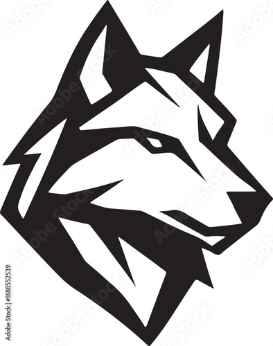 Wolf head close-up
