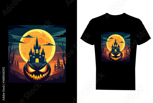 vector illustration of a halloween pumpkin