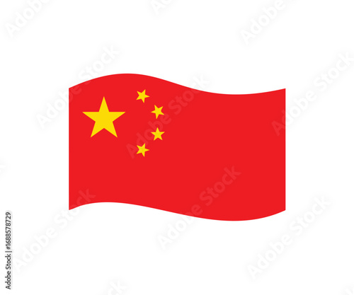 Free Download Waving flag of China. Chinese flag icon vector design and illustration.

 - GFXLoad