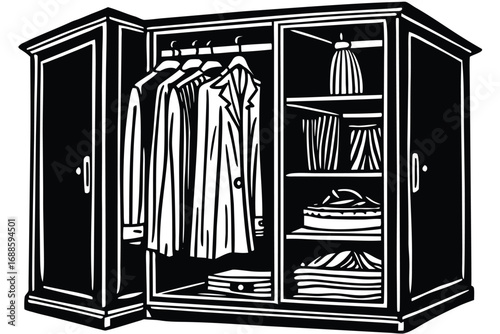 closet vector
