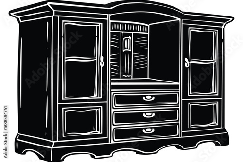 cupboard vector