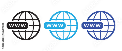 Global Network Communication Logo Collection
