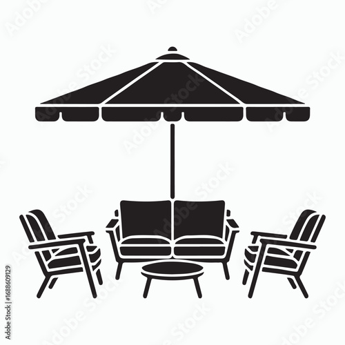 Patio sofa set contemporary furniture icon