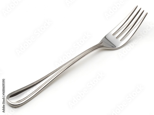 fork on white background